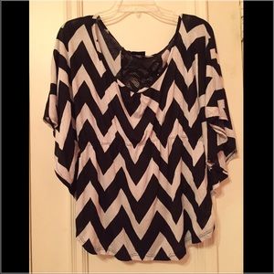 black&white rue 21 shirt