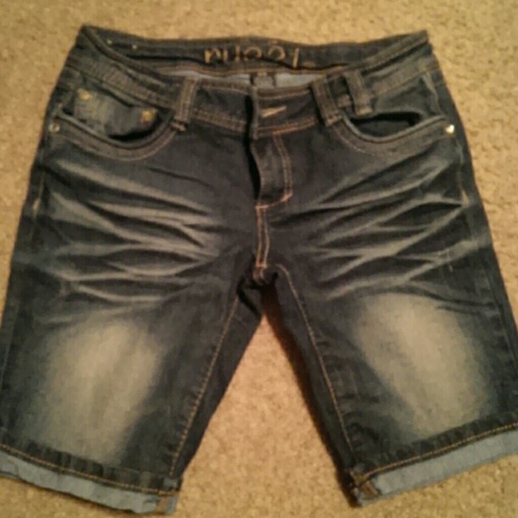 Rue 21 dark whispered bermuda shorts.