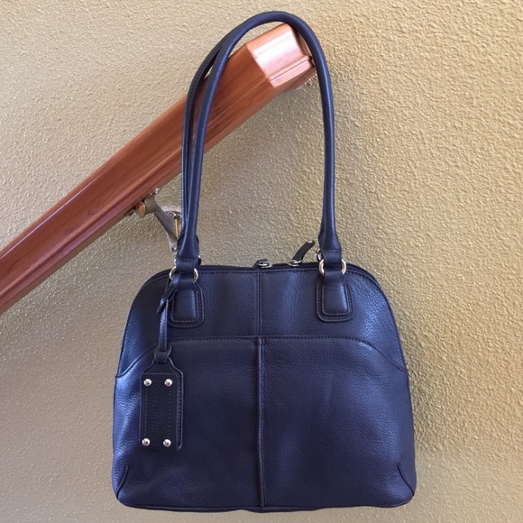 Tignanello Navy Blue Handbag