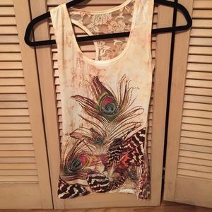 Peacock tank top