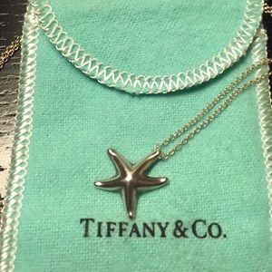 Tiffany and co Elsa peretti starfish necklace