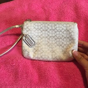 White Coach Wristlet