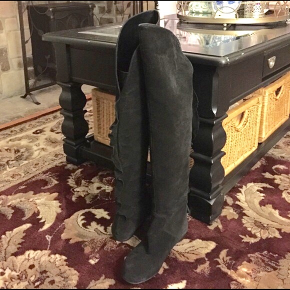 Marc by Marc Jacobs Over the Knee Suede Boots