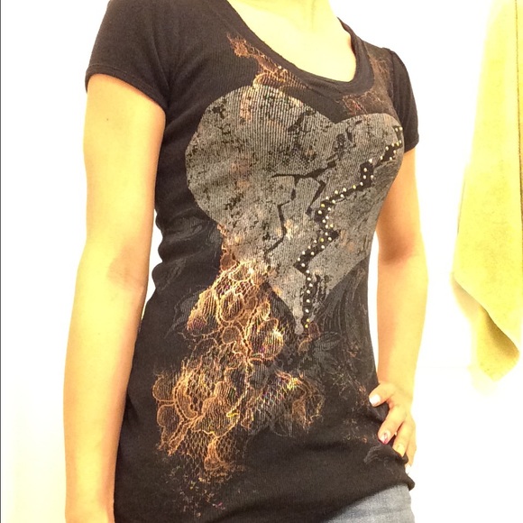 Maurice's Black Graphic T-Shirt