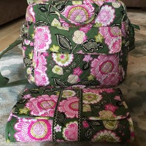 💕💚Vera Bradley Baby Bag & Changing Clutch💚💕