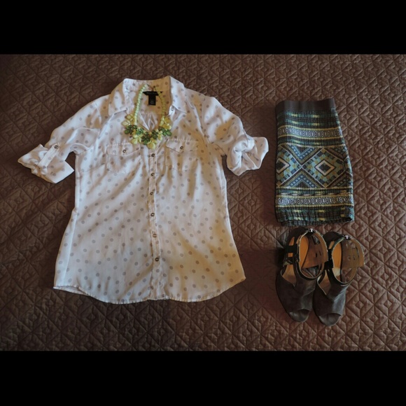 Polka Dot Camp Shirt