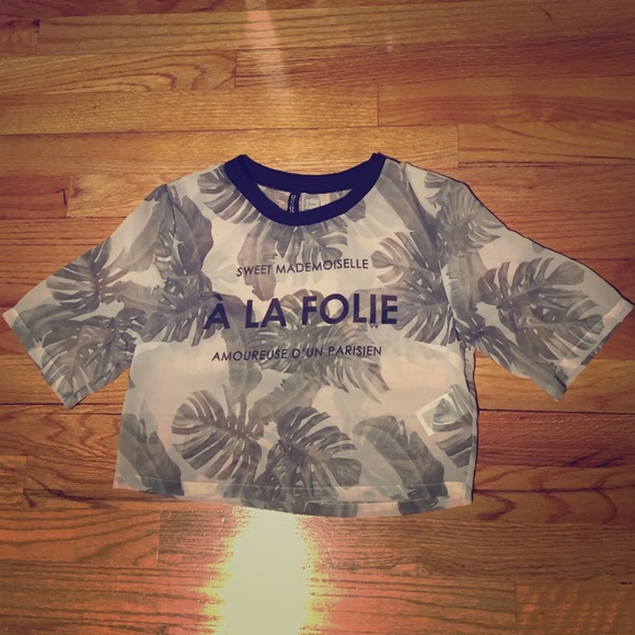 H&M summer collection crop top