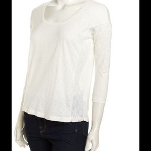 Splendid Lace Pullover in Ivory