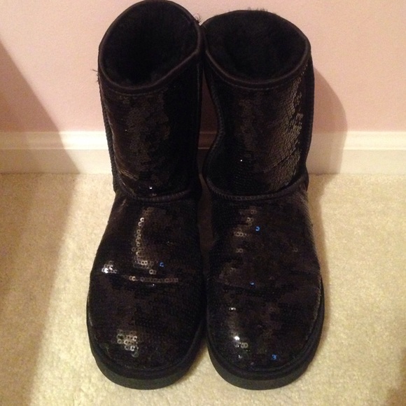 UGG Boots - Black Sequin UGG Boots