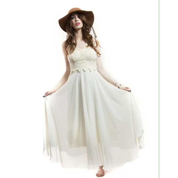 🚫SOLD🚫Vintage boho maxi dress