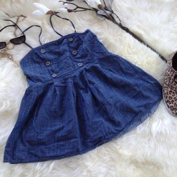 Denim summer top
