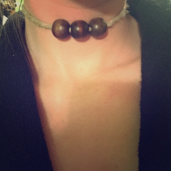 Handmade beaded choker