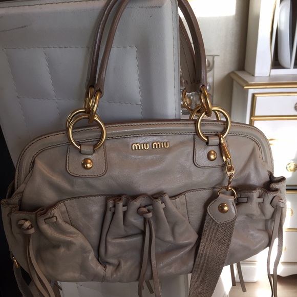 *sold*Miu Miu soft lux handbag