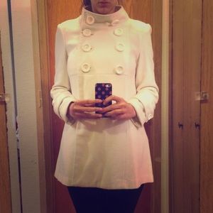 Ivory mod style coat
