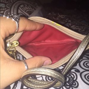 Coach poppy small wristlet