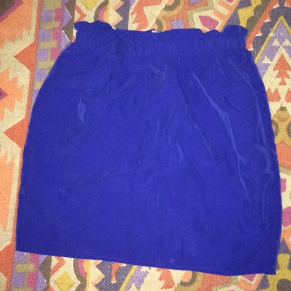 Colbalt preppy skirt - Picture 1 of 2