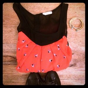 Fun orange dress from Modcloth.