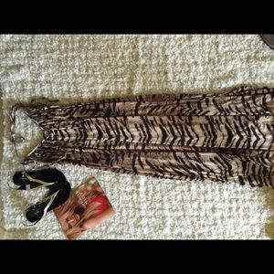 Animal print dress