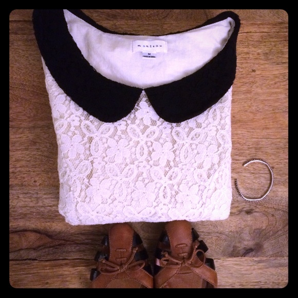 Ivory lace dress, like new.