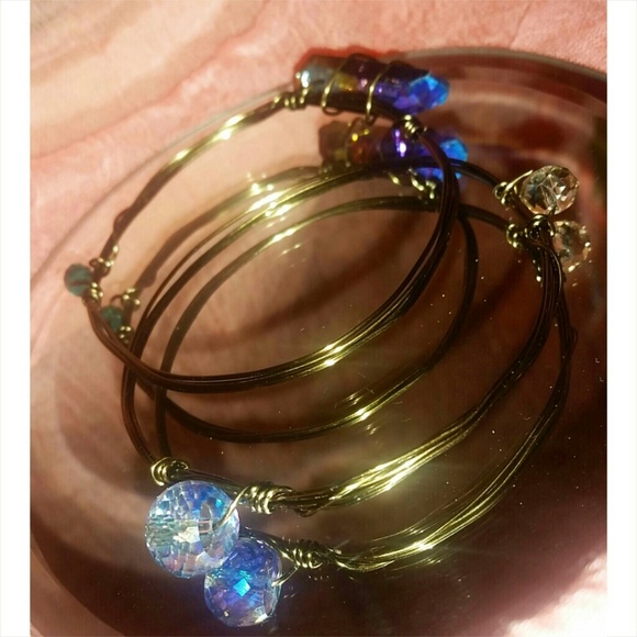 Wire Bangle Set - Picture 2 of 2