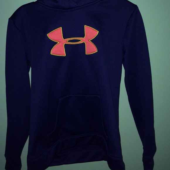 Under Armour Tops - blue and pink under armor sweatshirt