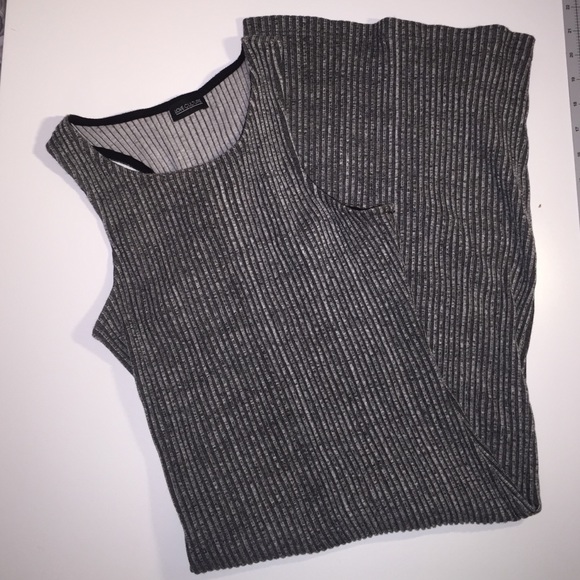 Slim racer back midi dress