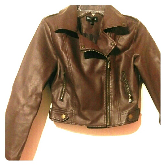 Cropped Leather Jacket