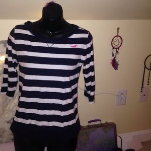 Stripped quarter length sleeve shirt