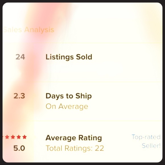 Top rated seller! ⭐️⭐️⭐️⭐️⭐️