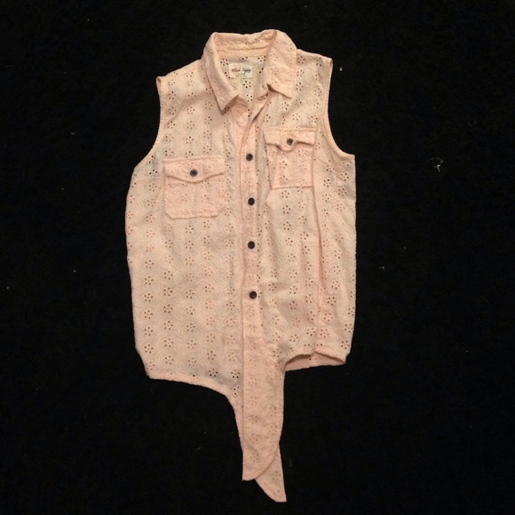 Summer tie up shirt. Size xs.