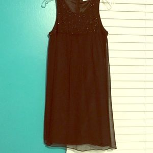 Black sheer Calvin Klein dress