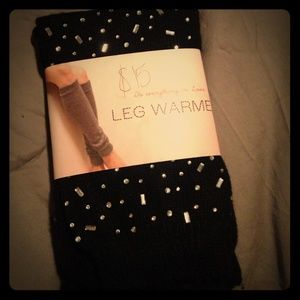 Sparkle leg warmers