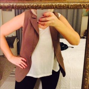 F21 dark khaki vest