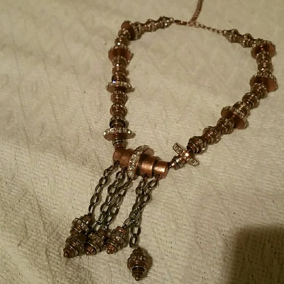 Kate spade rose gold necklace