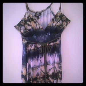 Skull/tie-dye beach dress