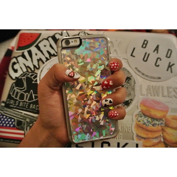 Touch zero gravity holographic case😊