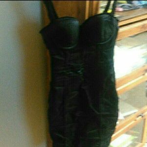 Black cocktail dress