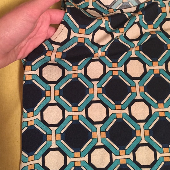 Blue Patterned Banana Top - Picture 4 of 4