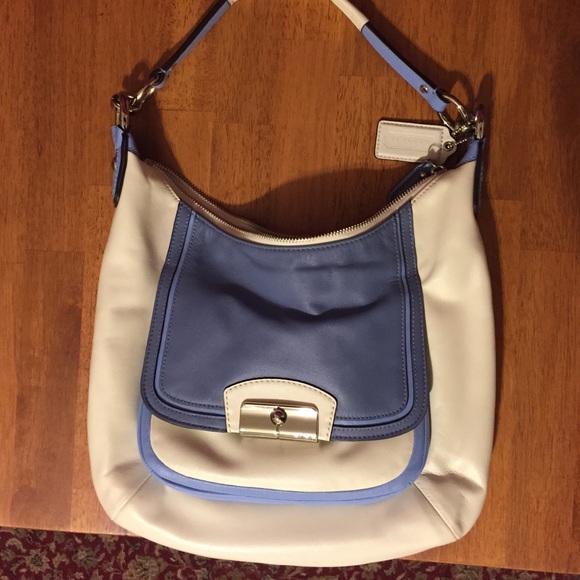 COACH Kristin Leather Spectator Cross-Body Hobo