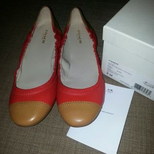NEW Coach Ballet Flats in original box