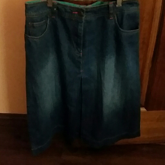 Boden jean skirt