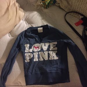XS PINK long sleeve/sweatshirt