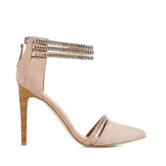 Blush ankle strap heels - Picture 2 of 4