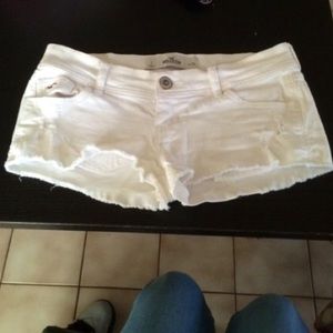 2 pairs of hollister shorts size 1