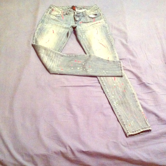 Paint Splattered Jeans