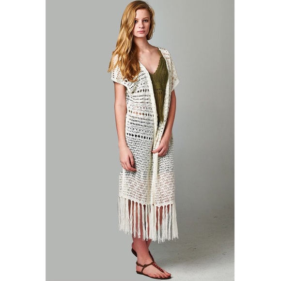 The JOLIE tassel cardigan - GREY - Picture 3 of 4