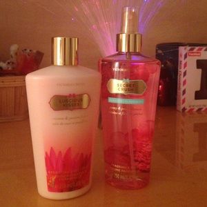 Victoria secret sprays and lotions