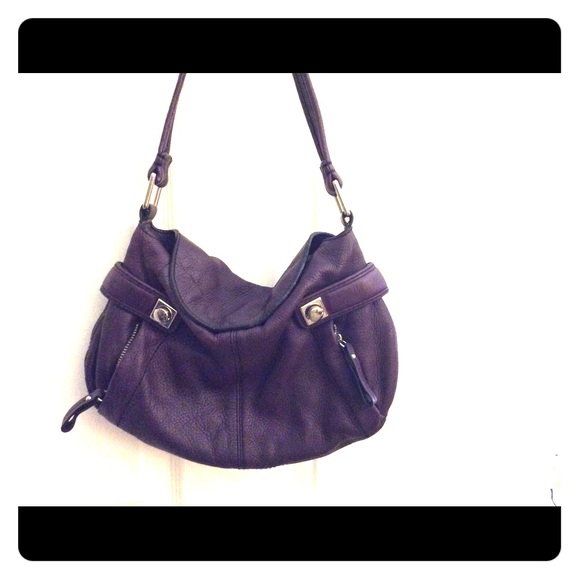 Gorgeous banana republic purple leather purse