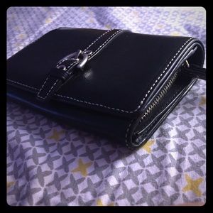100% Authentic black Coach Leather wallet