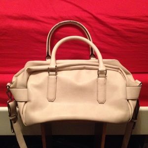 Zara Ivory Crossbody Bag